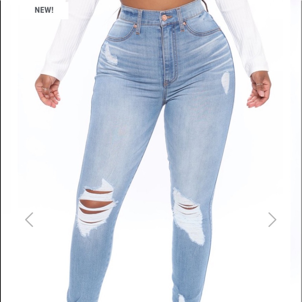 Sculpting skinny jeans Fashion Nova